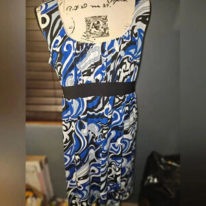 Blu Sage Womans Blue Tank Dress Size L